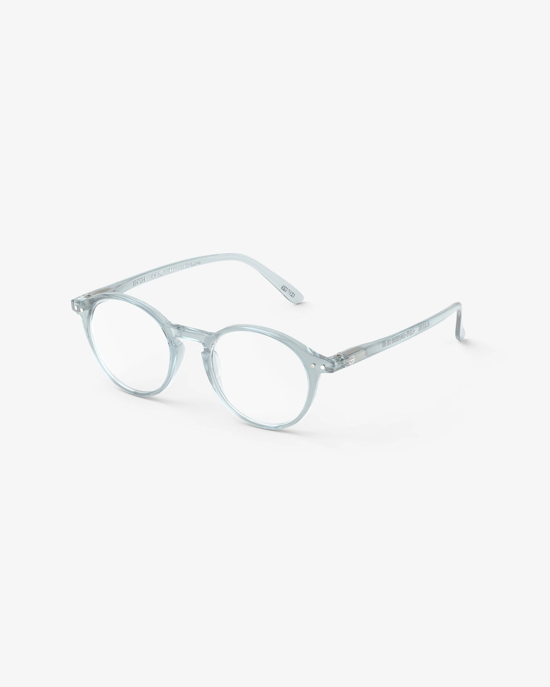 Izipizi - Unisex Lesebrille rund hellblau