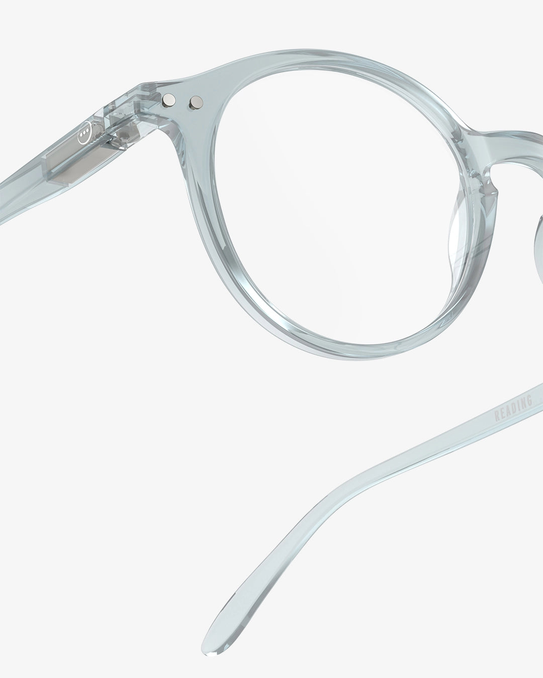 Izipizi - Unisex Lesebrille rund hellblau