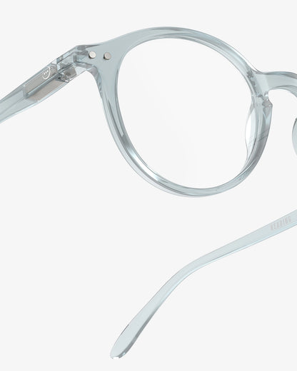 Izipizi - Unisex Lesebrille rund hellblau