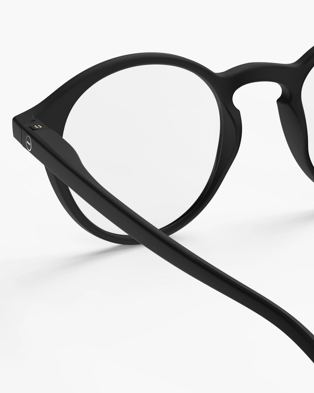 Izipizi - Lesebrille rund schwarz