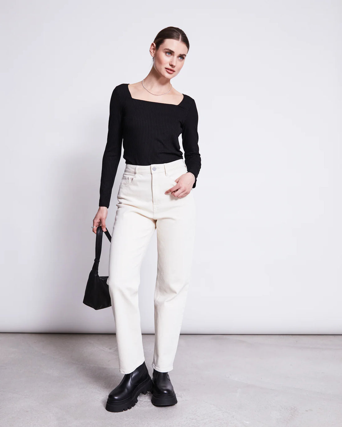 Jan ´n June - Langarmshirt Fria schwarz