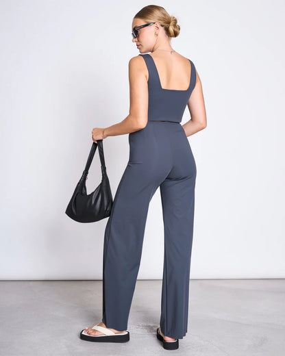 Jan ´n June - Weite Hose Marlene grau