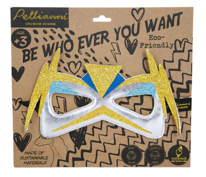 Kleine Flitzer - Maske Super Hero