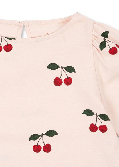 Konges Slojd - Kinder Langarmshirt Kirschen natur