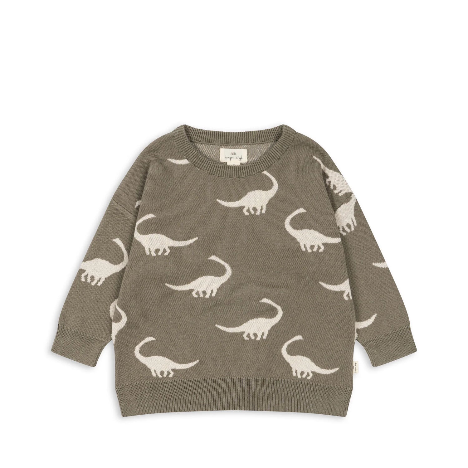 Konges Slojd - Baby Pullover aus Biobaumwolle Dino