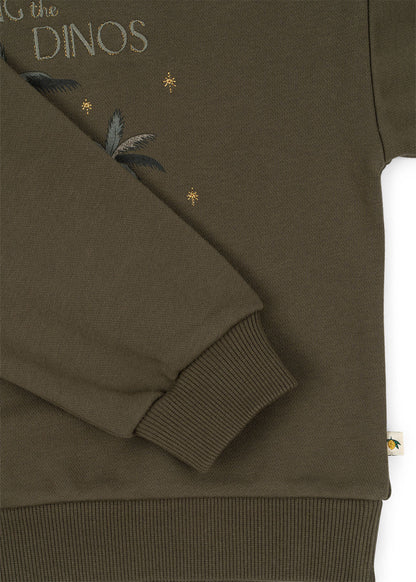 Konges Slojd - Baby Pullover aus Biobaumwolle Dinos