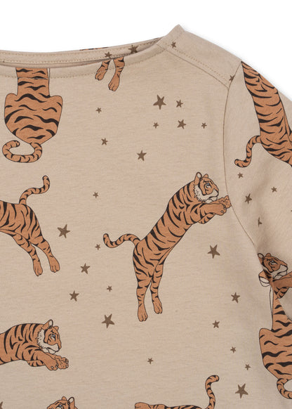 Konges Slojd - Kinder Langarmshirt Tiger beige
