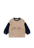 Klassisches Sweatshirt aus weichem Samt von Konges Slojd


