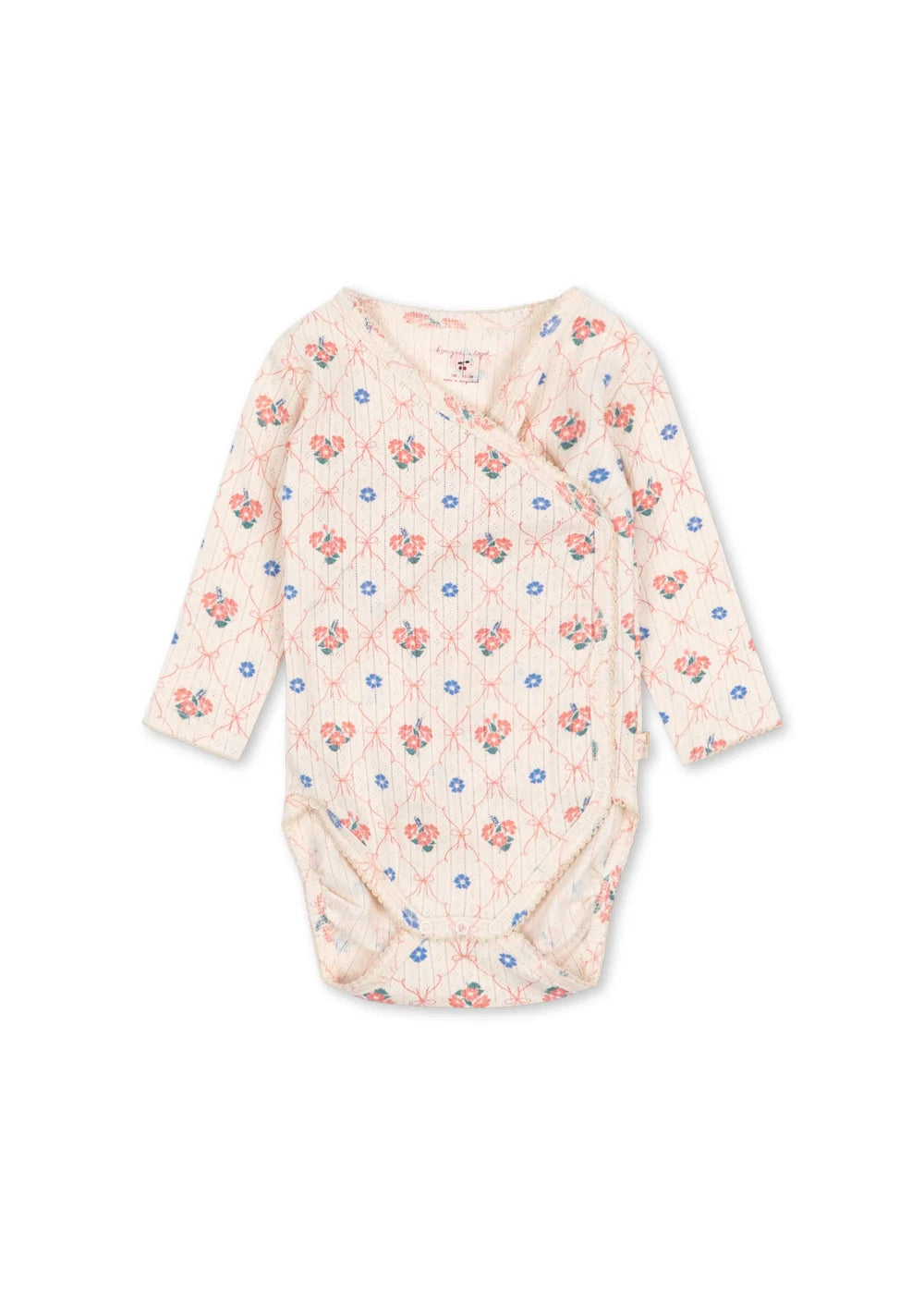 Konges Slojd - Baby Wickelbody "Fleur Decor" Baumwolle (Bio)