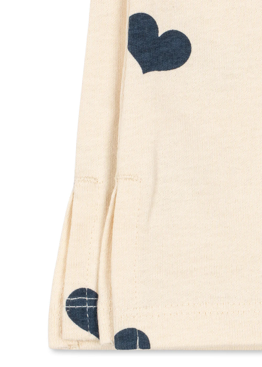 Konges Slojd - Baby Leggings mit Herzen in blau / beige
