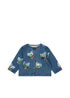 Konges Slojd - Baby Jeansjacke Kirsch-Schleifen für Mädchen aus Baumwolle