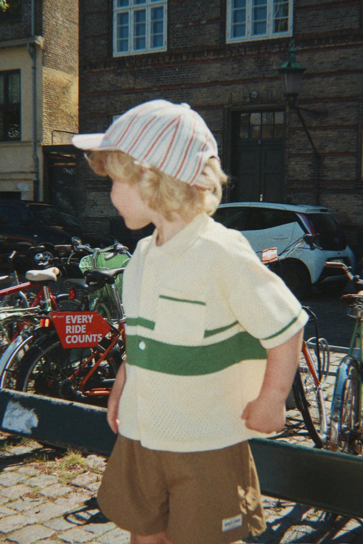 Konges Slojd - Kinder Kappe "Frankie", gestreift