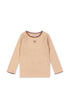 Konges Slojd - Baby Langarmshirt "Roli” in beige für Mädchen 