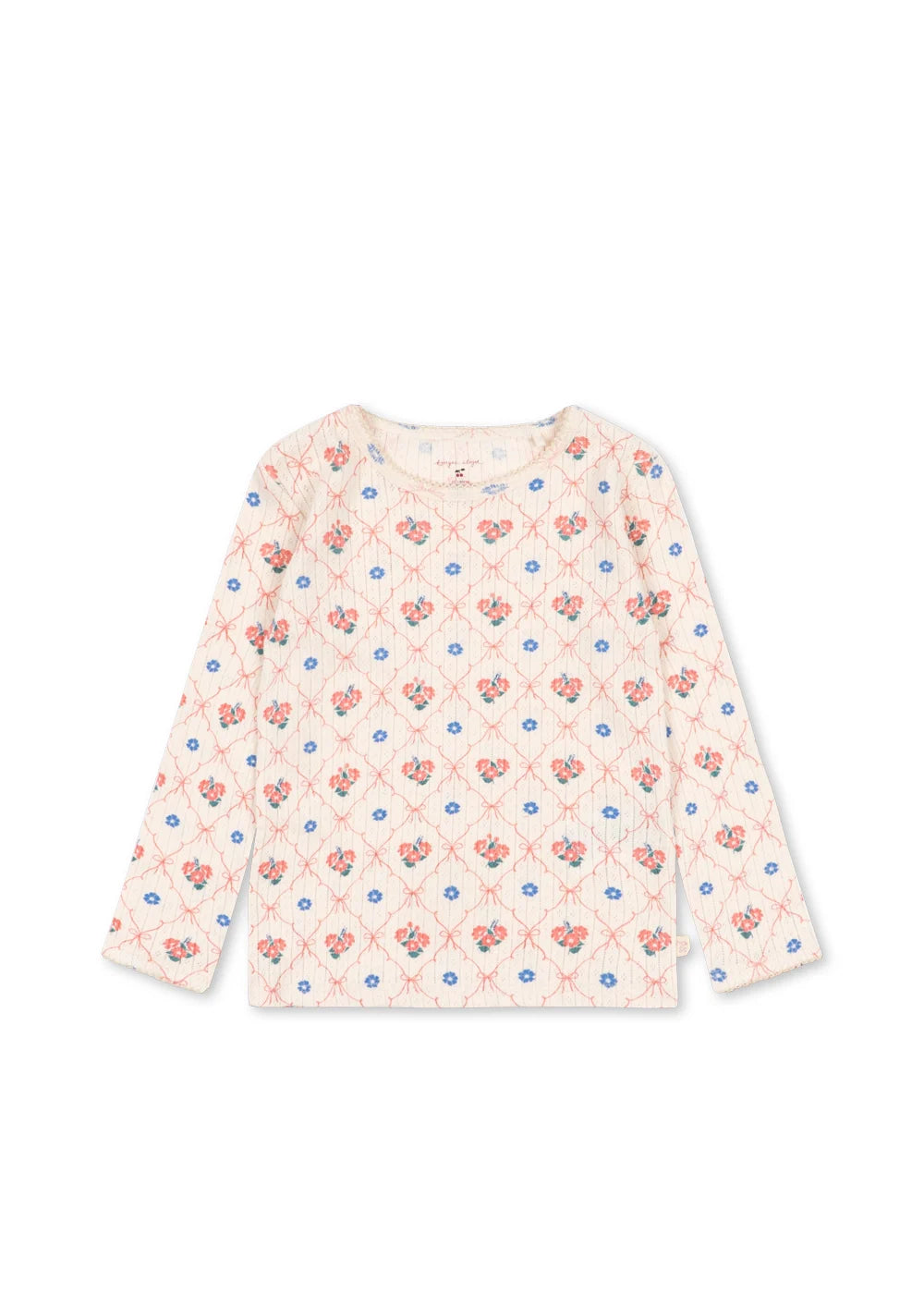 Konges Slojd - Baby Langarmshirt "Fleur Decor" Baumwolle (Bio)