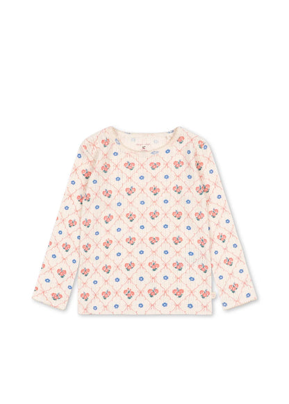 Konges Slojd - Baby Langarmshirt "Fleur Decor" Baumwolle (Bio)