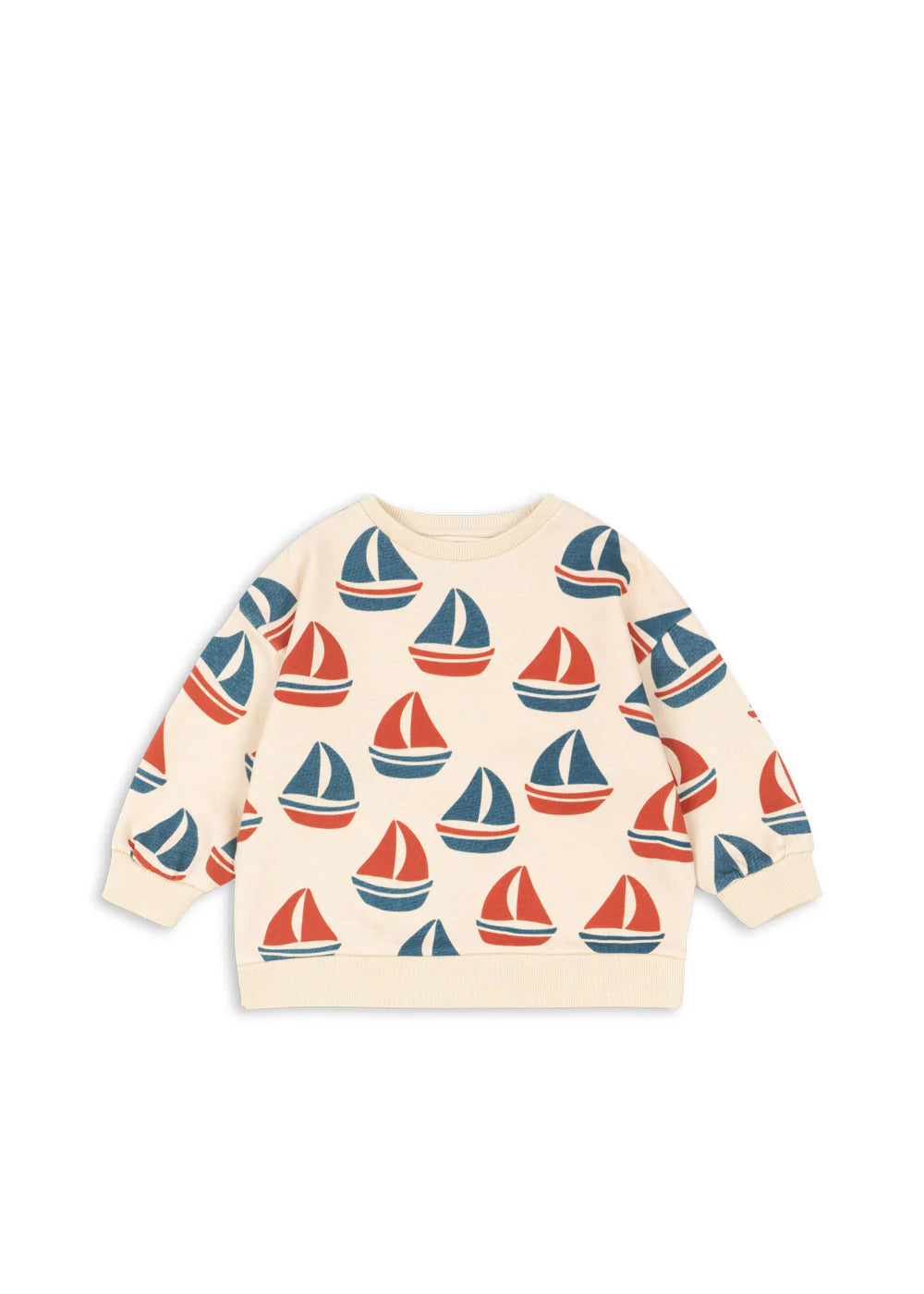 Konges Slojd - Langarmshirt mit Print "Schiffe"