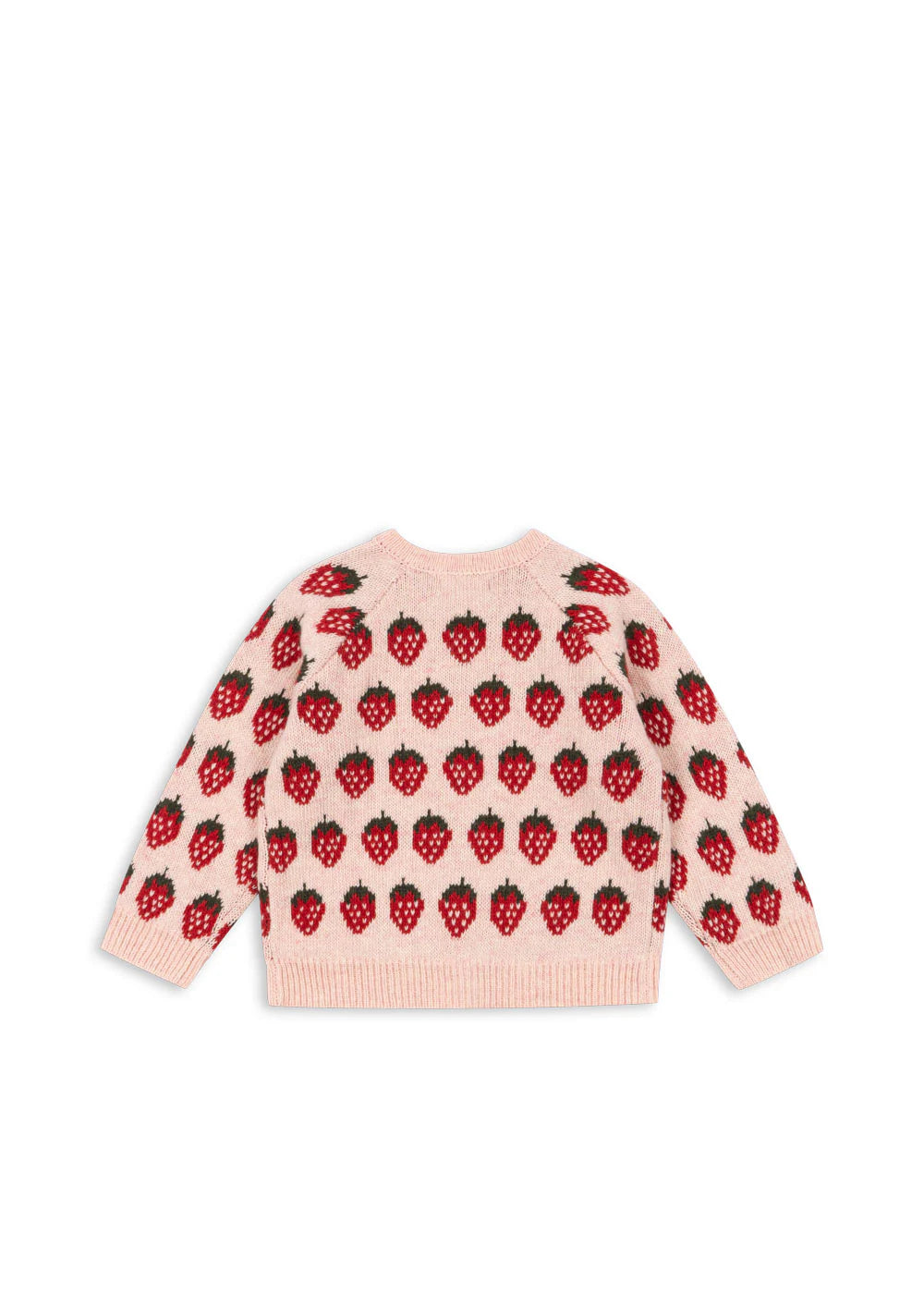 Konges Slojd - Kinder Strickjacke "Erdbeere" für Mädchen