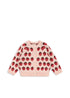 Konges Slojd - Kinder Strickjacke "Erdbeere" für Mädchen