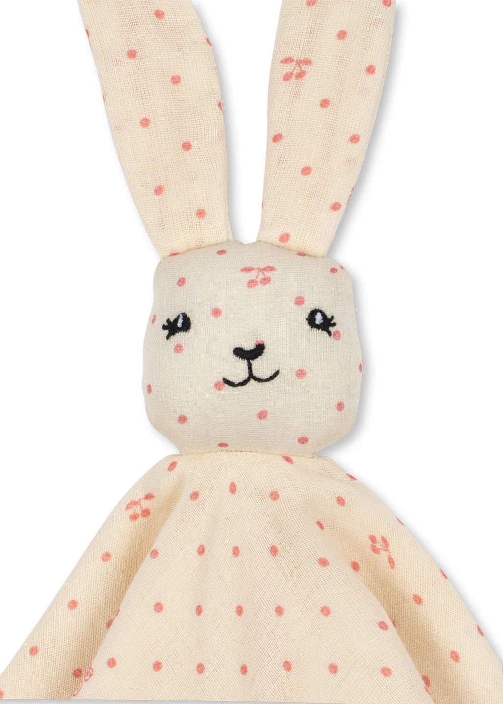 Konges Slojd - Baby Kuscheltuch "sleepy rabbit" kirsche