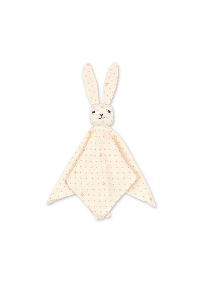 Konges Slojd - Baby Kuscheltuch "sleepy rabbit" kirsche