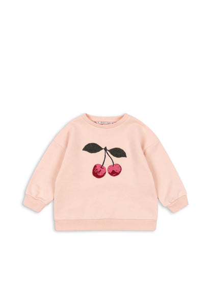 Konges Slojd - Baby Sweatshirt "Lou" mit Kirsche für Mädchen