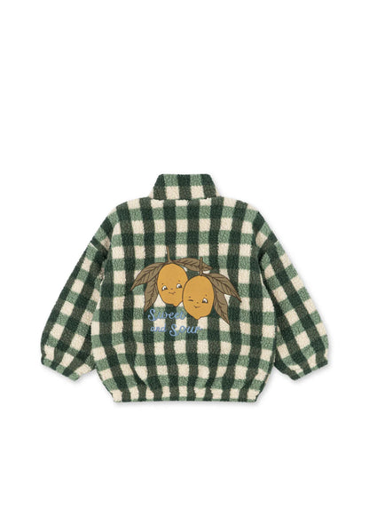 Konges Slojd - Kinder Teddyjacke "Zitronen" für Jungen und Mädchen