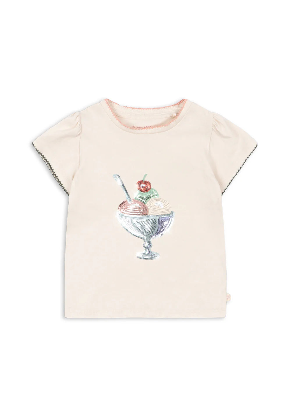 Konges Slojd - Baby T-Shirt FAMO "Buttercream"