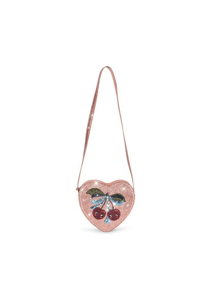 Konges Slojd - Kinder Tasche mit Kirsche, glitzernd