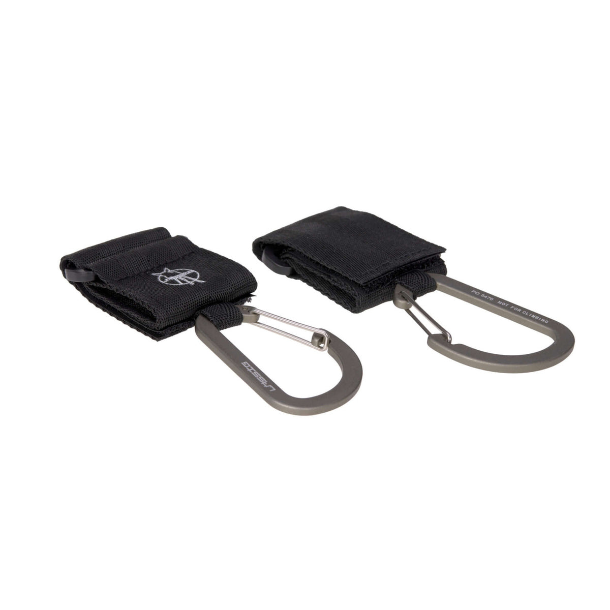 Lässig - Kinderwagenhaken Karabiner schwarz