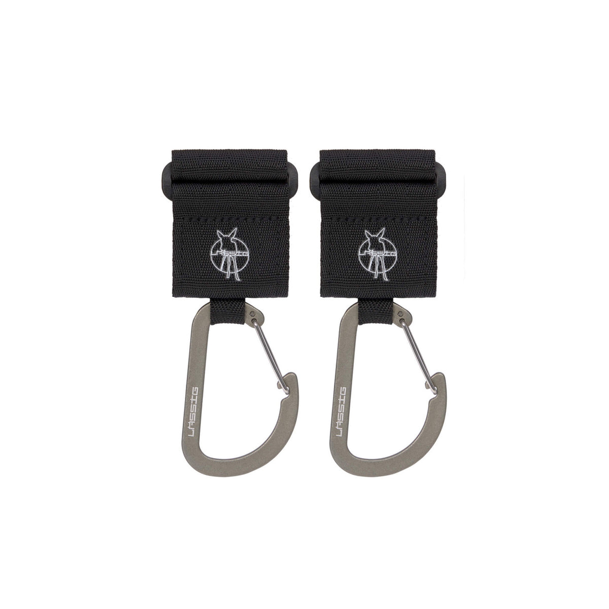 Lässig - Kinderwagenhaken Karabiner schwarz