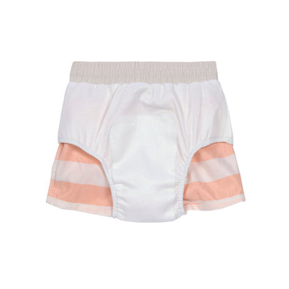 Lässig - Kinder Badehose mit integrierter Windel Streifen orange/ weiss - AURYN Shop