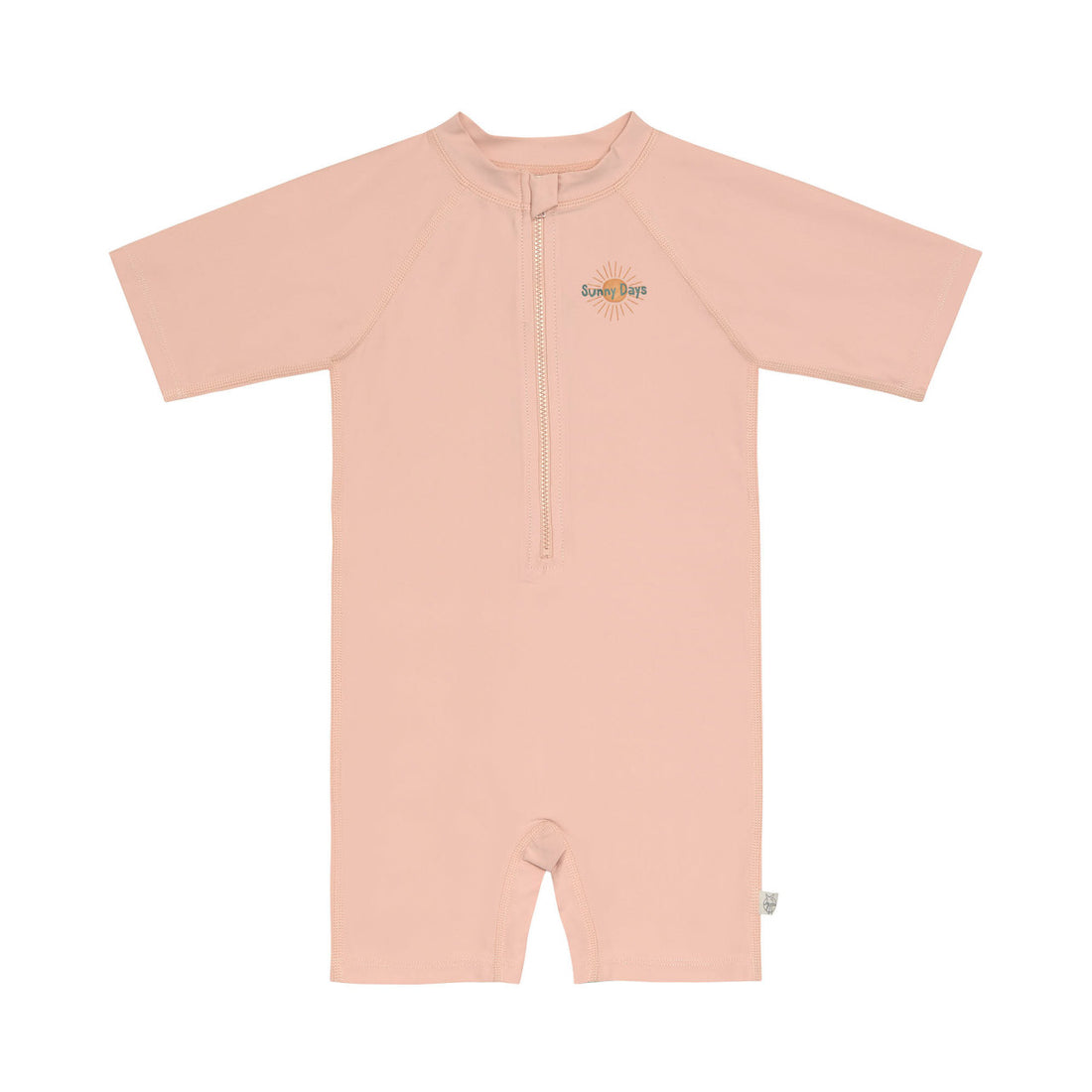 Der rosa Kinder Kurzarm Schwimmanzug (UV Schutz 60) mit Kinnschutz, Flachnähten, durchgehenden Reißverschluss sowie atmungsaktivem und schnelltrocknendem Material sorgt für maximale Bewegungsfreiheit und Badespaß.