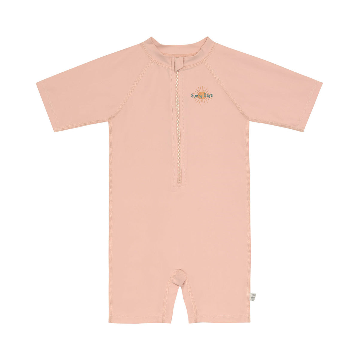 Der rosa Kinder Kurzarm Schwimmanzug (UV Schutz 60) mit Kinnschutz, Flachnähten, durchgehenden Reißverschluss sowie atmungsaktivem und schnelltrocknendem Material sorgt für maximale Bewegungsfreiheit und Badespaß.