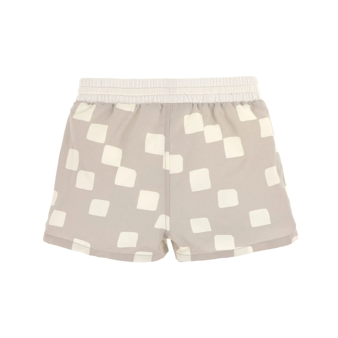 Lässig - Baby/Kinder Badehose kariert grau/weiss