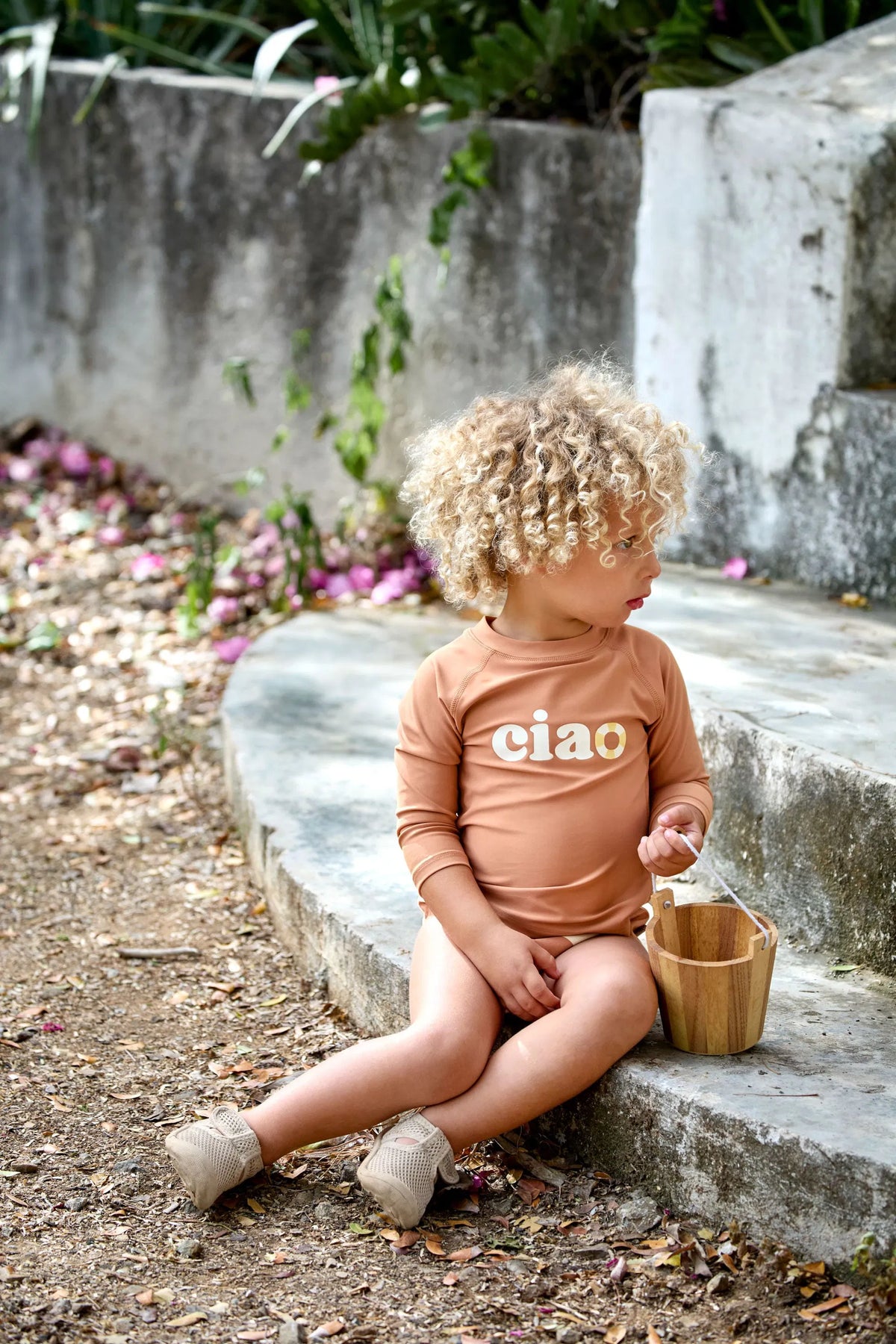 Lässig - Baby/Kinder Badeshirt "Ciao"