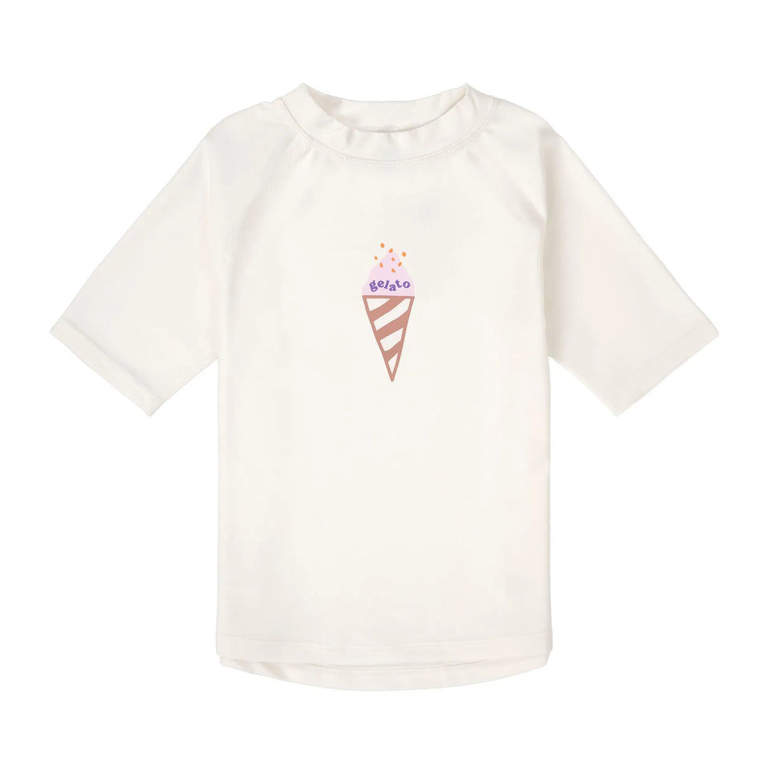 Lässig - Baby/Kinder Badeshirt Ice Cream weiss