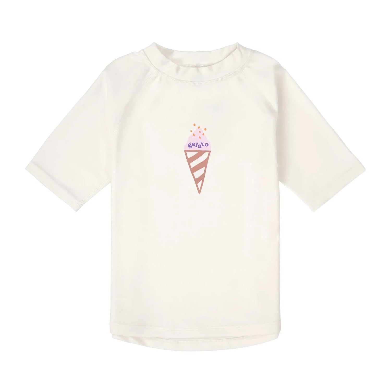 Lässig - Baby/Kinder Badeshirt Ice Cream weiss