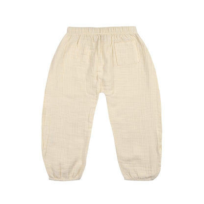 Lässig - Baby Pumphose Musslin vanilla