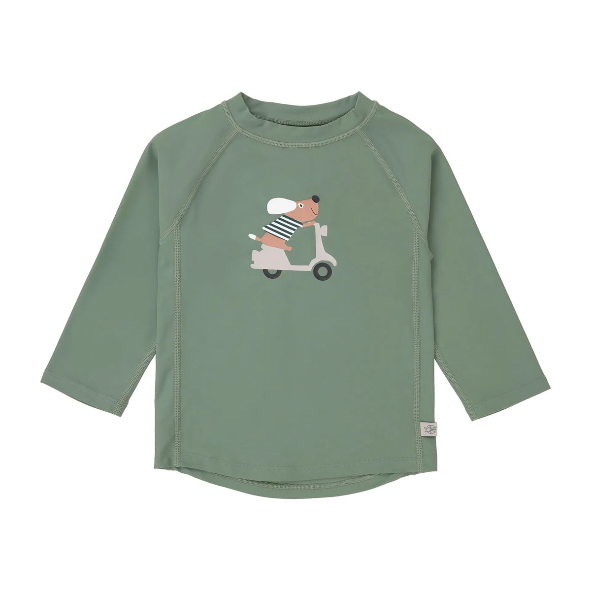 Lässig - Baby/Kinder Badeshirt Dackel grün