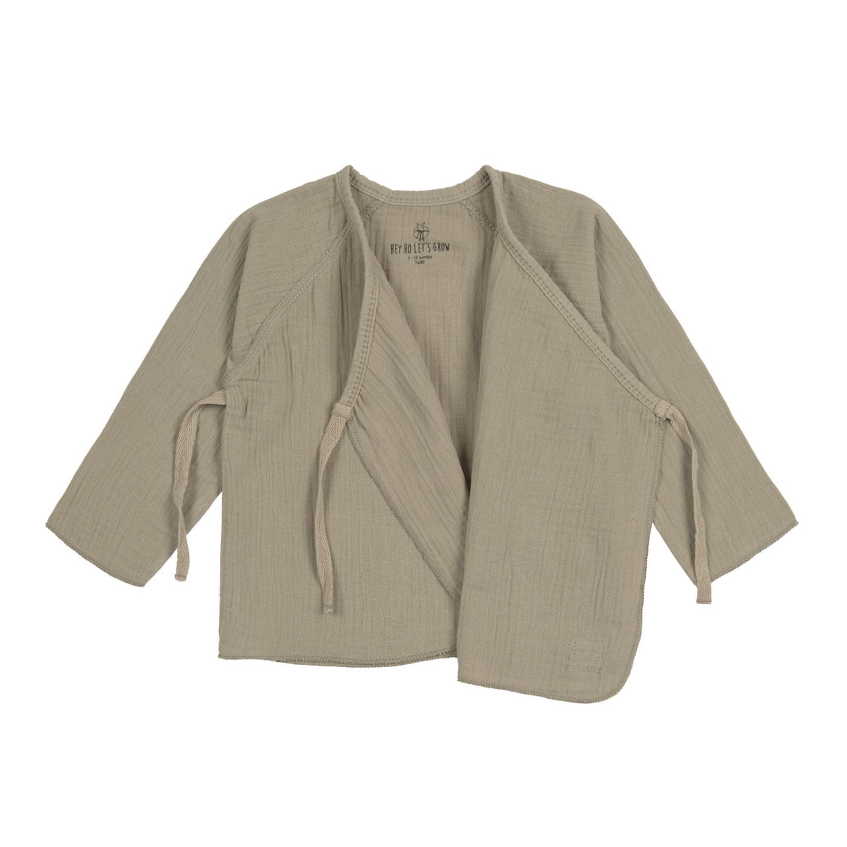 Lässig - Baby/ Kinder Muslin Wickelshirt oliv