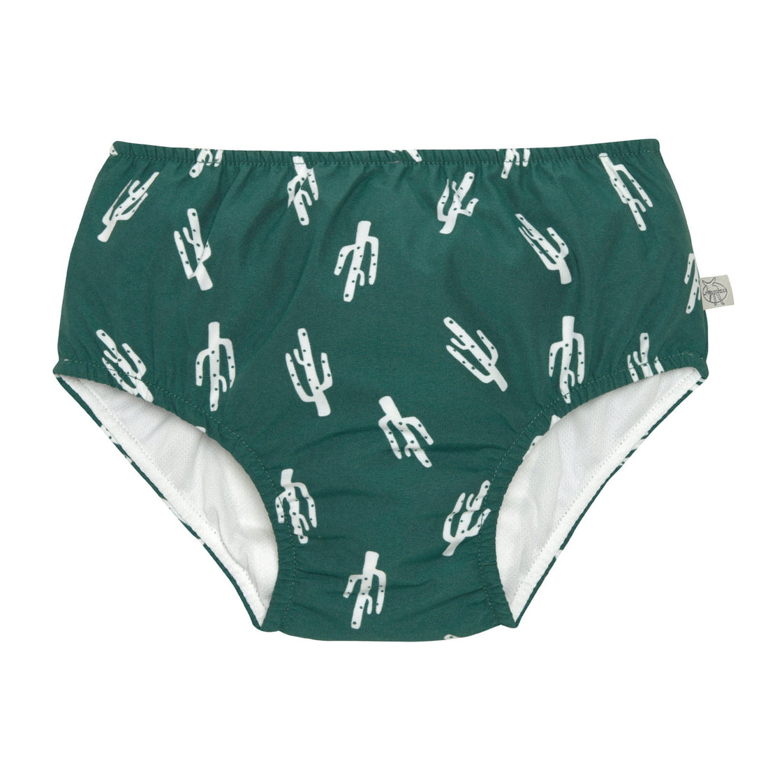 Die Baby Schwimmwindel mit dem Kaktus Print bietet eine schöne und umweltfreundliche Alternative zur Einwegwindel. Ihr saugfähiges Innenfutter hält die Kinderhaut trocken und größere Missgeschicke im Wasser auf.