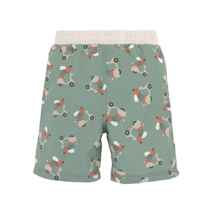 Lässig - Baby/Kinder Badehose Dackel grün