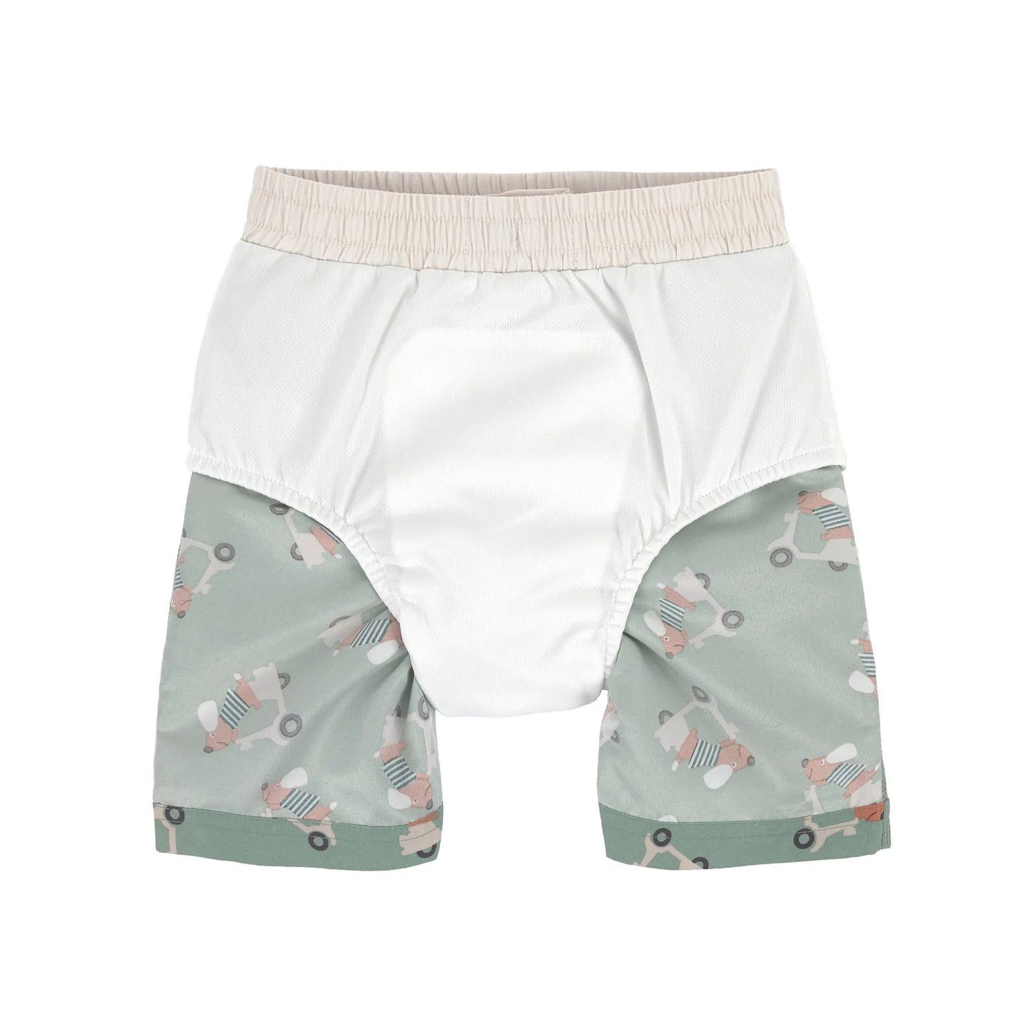 Lässig - Baby/Kinder Badehose Dackel grün