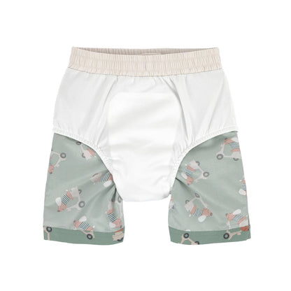Lässig - Baby/Kinder Badehose Dackel grün