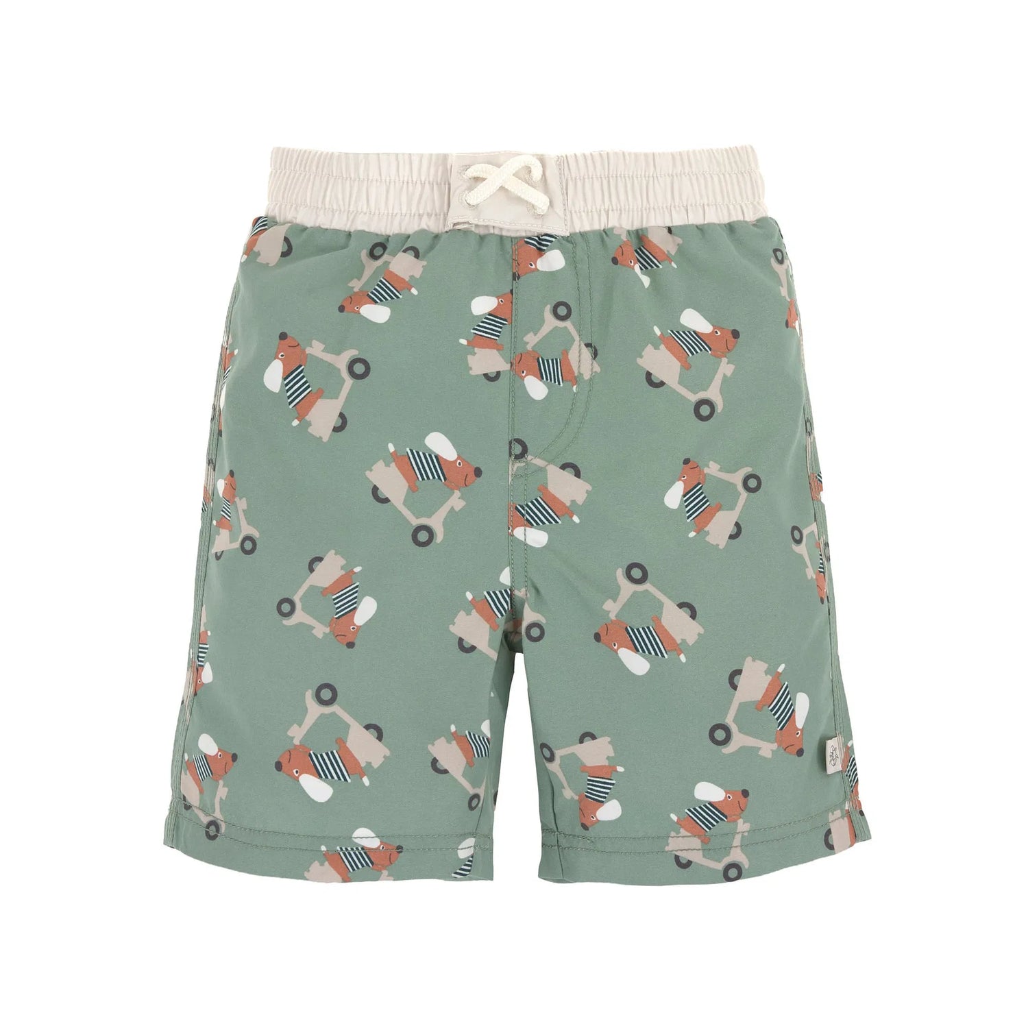 Lässig - Baby/Kinder Badehose Dackel grün