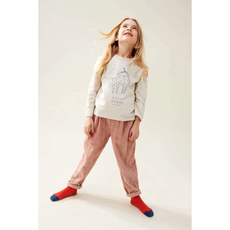 Liewood - Baby Cordhose Borris rosa