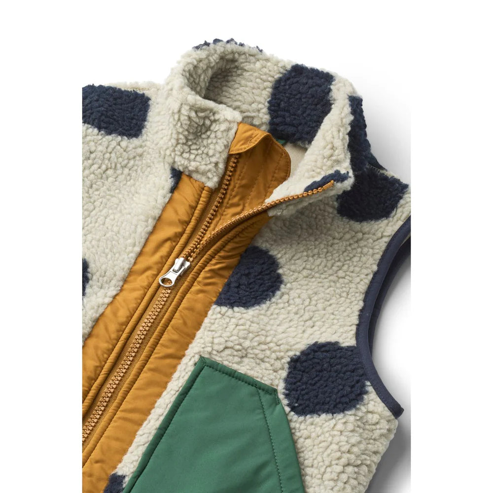 Liewood - Baby Fleeceweste NOAM Spot dots