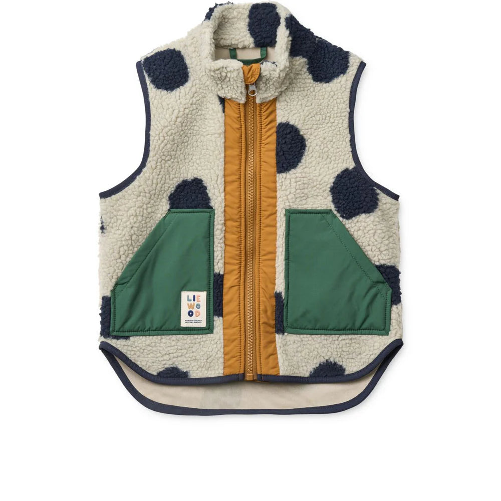 Liewood - Baby Fleeceweste NOAM Spot dots