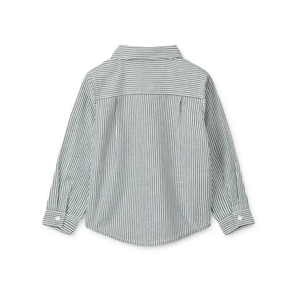 Liewood - Kinder Hemd Costa gestreift blau