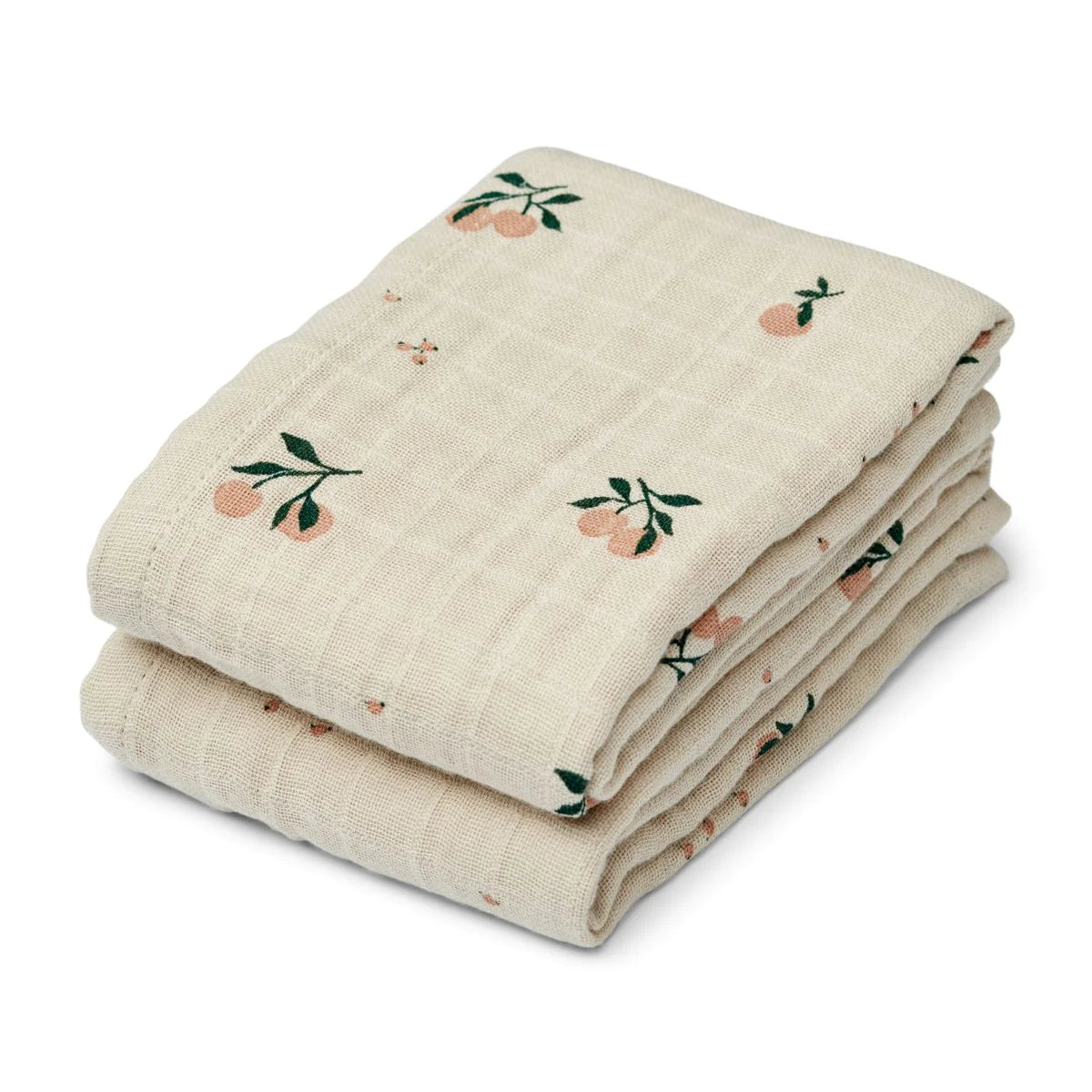 Liewood - Swaddles Biobaumwolle Pfirsich 2-Set - AURYN Shop